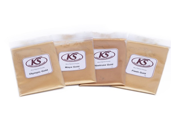KS Farb-Pigmente Set für Epoxidharz mit 4 Goldtönen