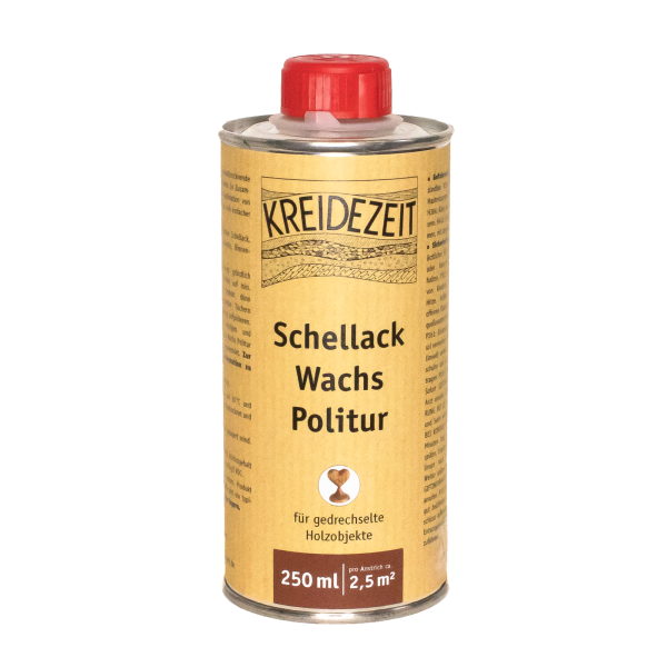 Schellack Wachs Politur, 250 ml von Kreidezeit und Stefan Benner