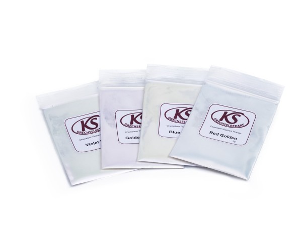 KS Chameleon Farb-Pigmente Set für Epoxidharz 4 Farbtönen