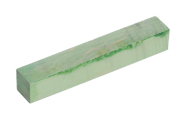 Stabilisierter grüner Pen Blank ca. 20 x 20 x 130 mm