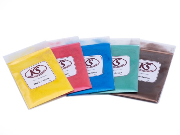 KS Farb-Pigmente Set für Epoxidharz 5 Farben