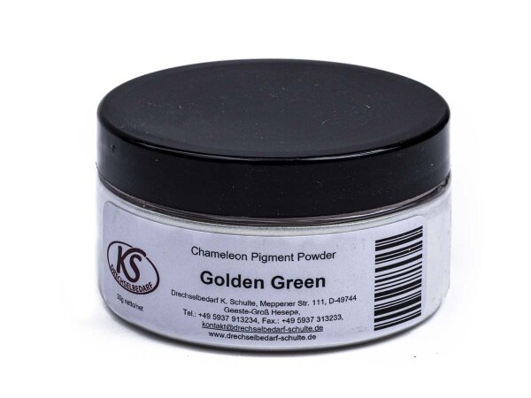 KS Chameleon Farb-Pigmente für Epoxidharz á 30g Golden Green