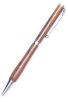 Dreh - Kugelschreiber - Bausatz Fancy, satin chrom