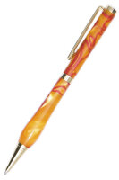 Dreh - Kugelschreiber - Bausatz Slimline, goldfarben