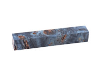 Raffir Penblank aus stabilisiertem Maserholz blau