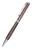 Dreh - Kugelschreiber - Bausatz Fancy, chromfarben